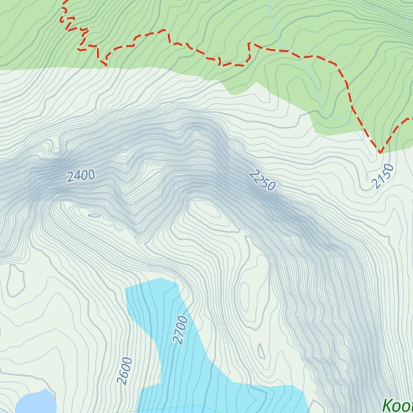 Map of Limestone Peak