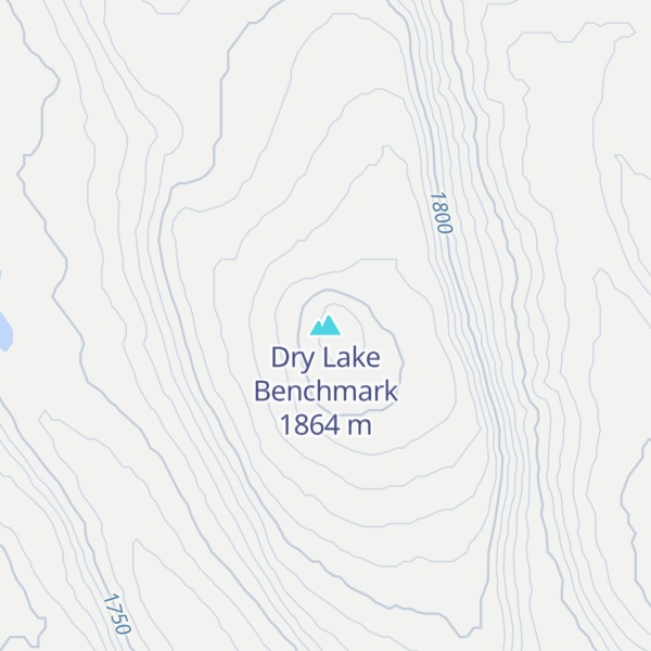 Map of Dry Lake Benchmark