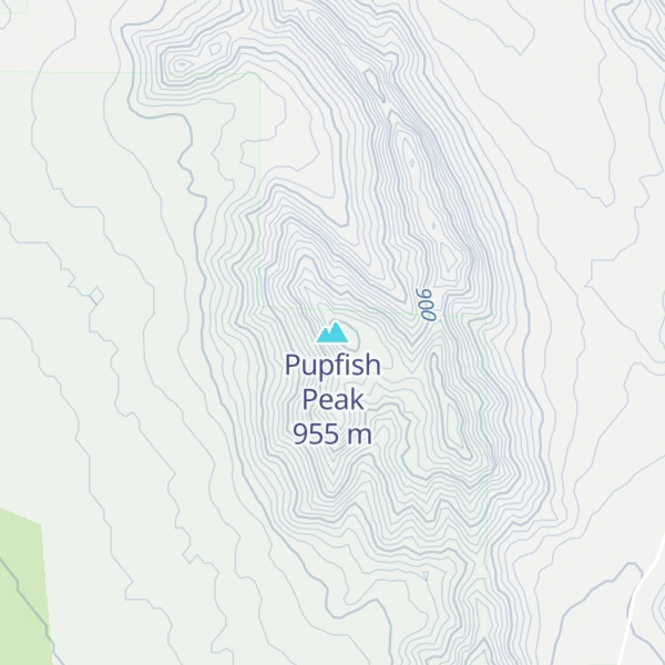 Map of Pupfish Peak