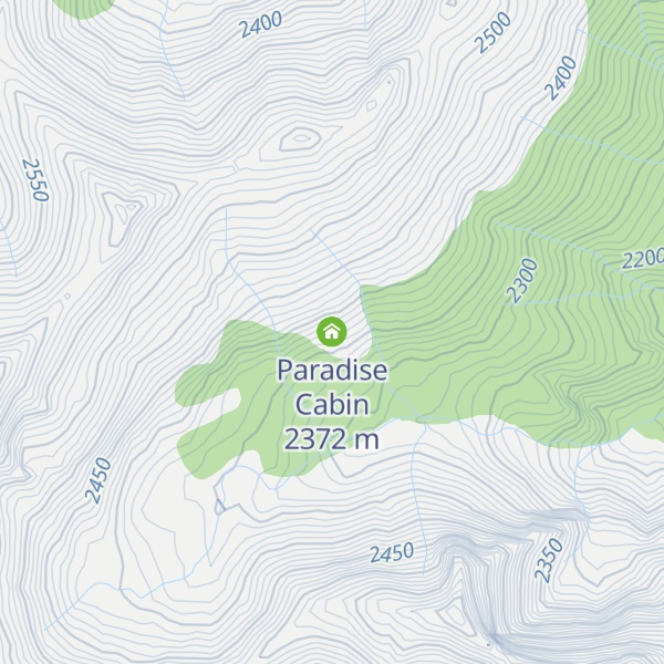 Map of Paradise Cabin