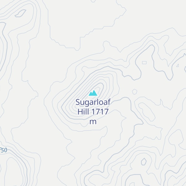 Map of Sugarloaf Hill