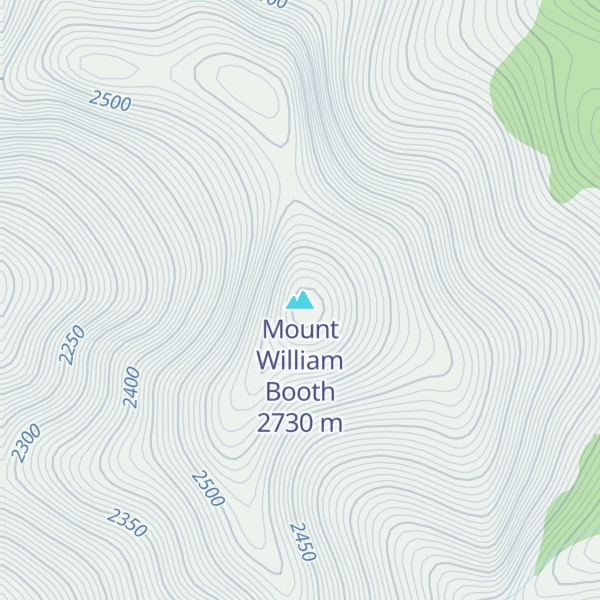 Map of Mount William Booth