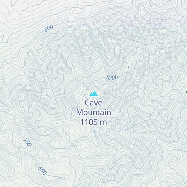 Map of Cave Mountain