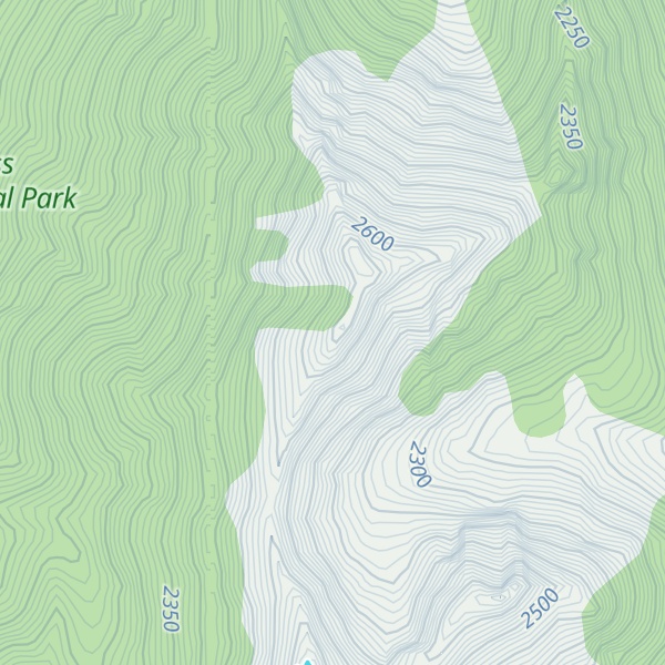 Map of Pert Peak