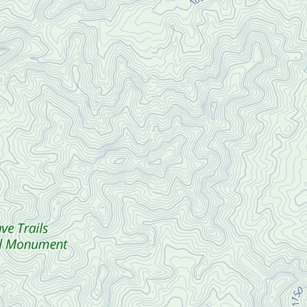 Map of Cady Peak