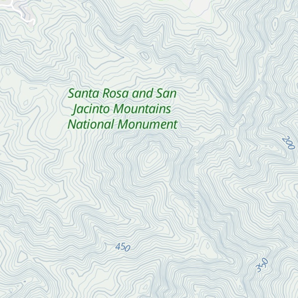 Map of Eisenhower Mountain