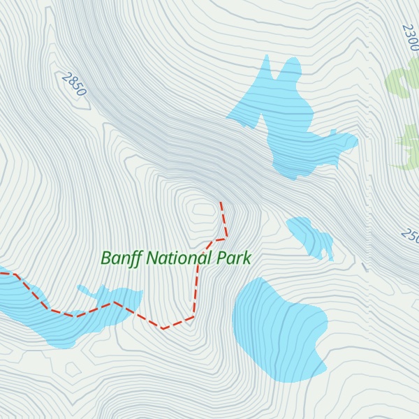Map of Watermelon Peak