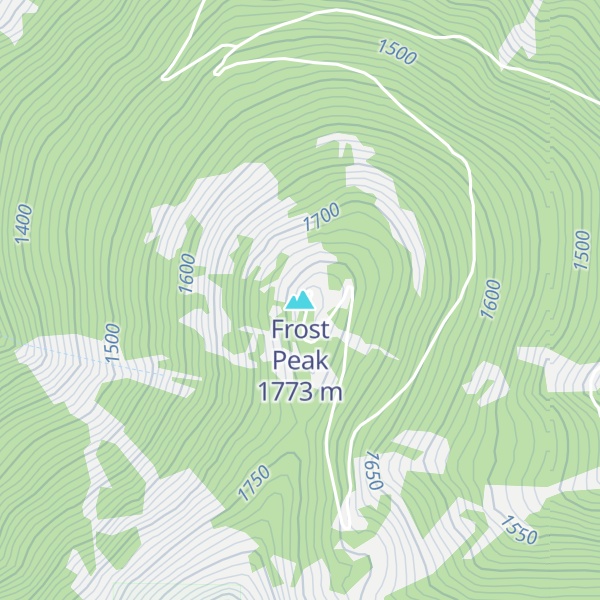 Map of Frost Peak