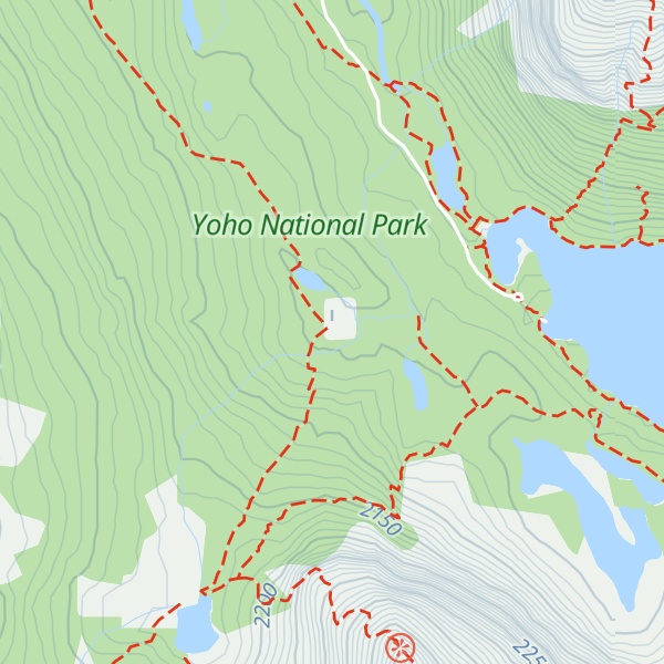 Map of Elizabeth Parker Hut