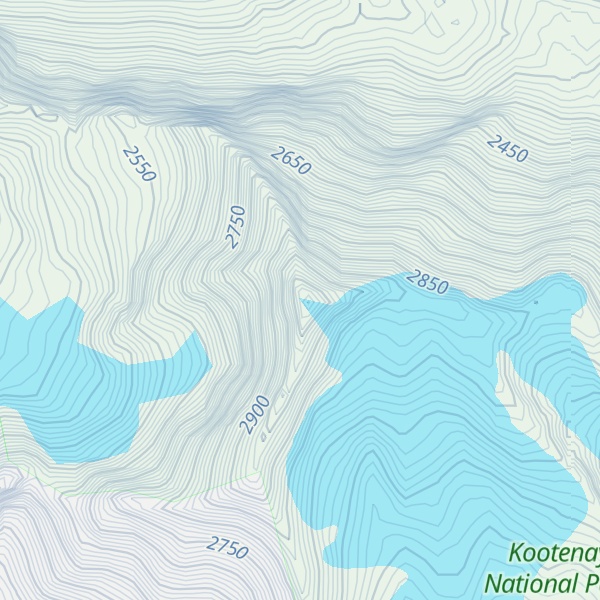 Map of Sharp Mountain