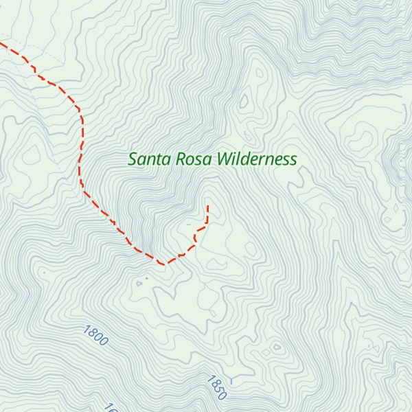 Map of Martinez Mountain