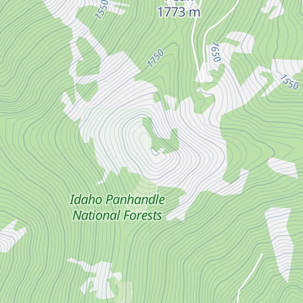 Map of Latour Baldy