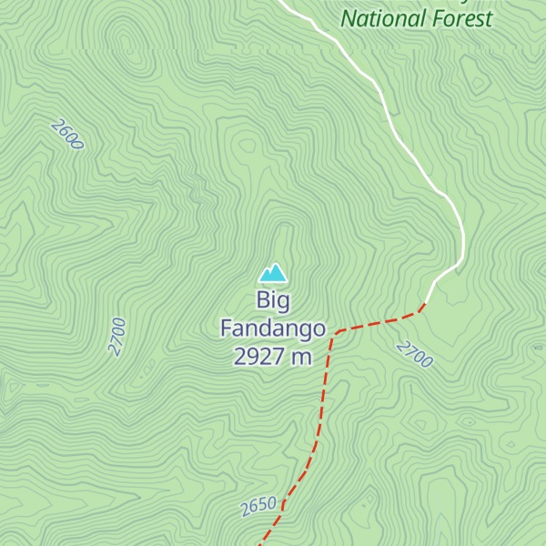 Map of Big Fandango