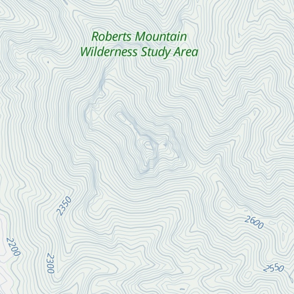 Map of Western Peak