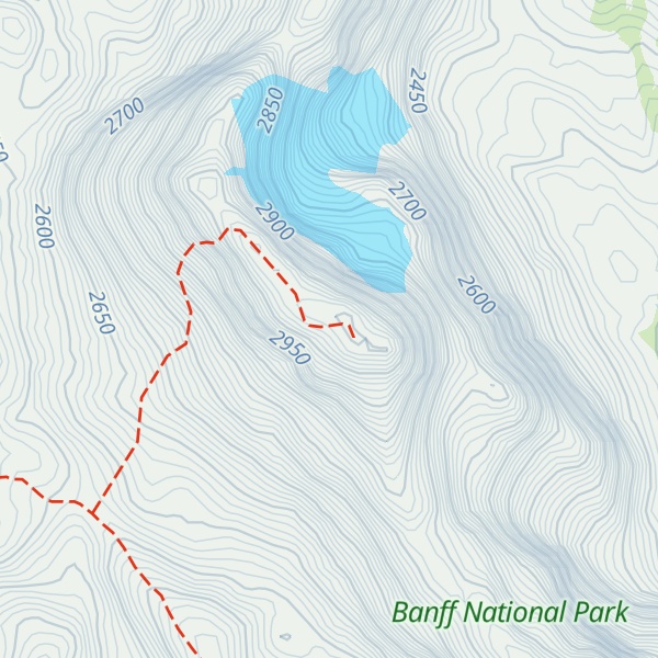 Map of OXO Peak
