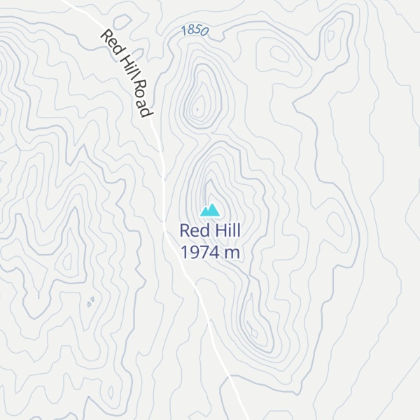 Map of Red Hill