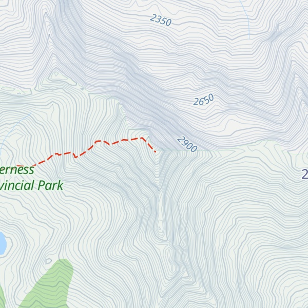 Map of Coppercrown Mountain