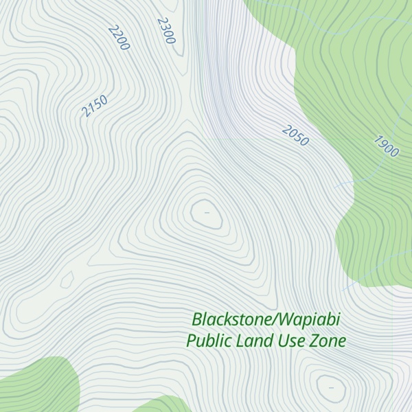Map of Shankland Peak