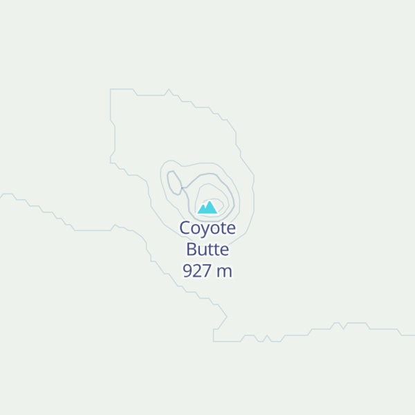 Map of Coyote Butte