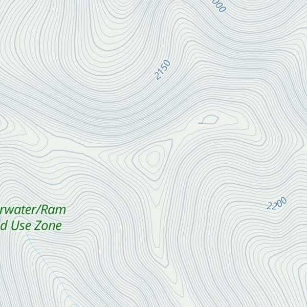 Map of Mount Michener