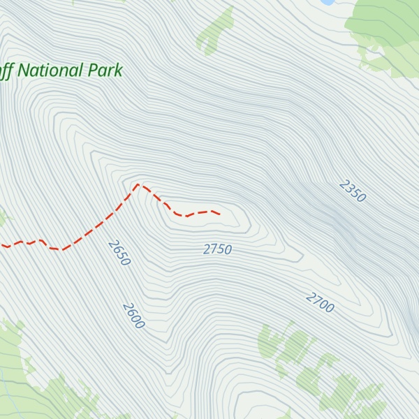 Map of Bow Peak