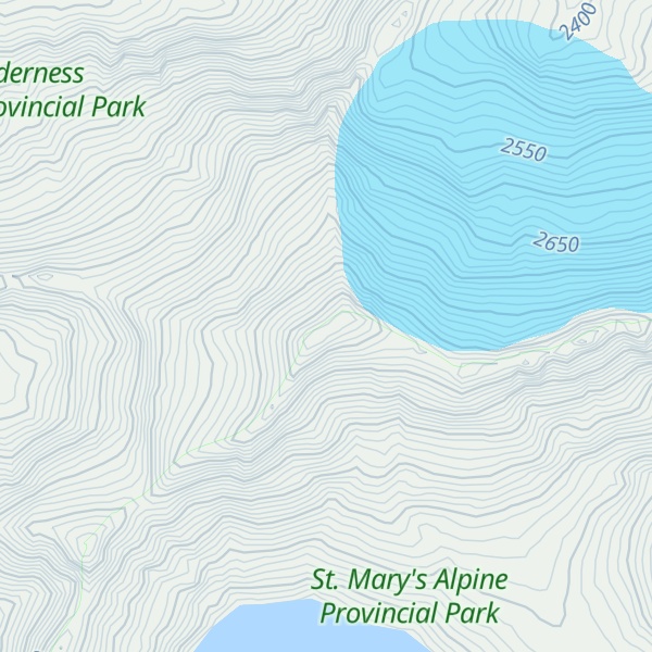 Map of Mount St. Mary