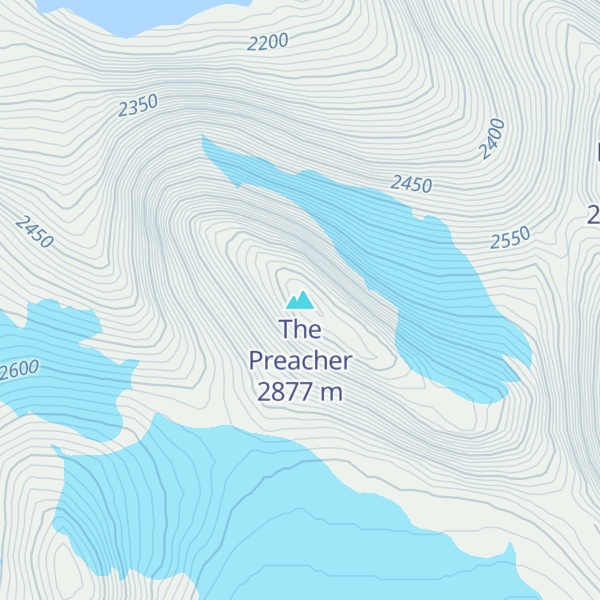 Map of The Preacher