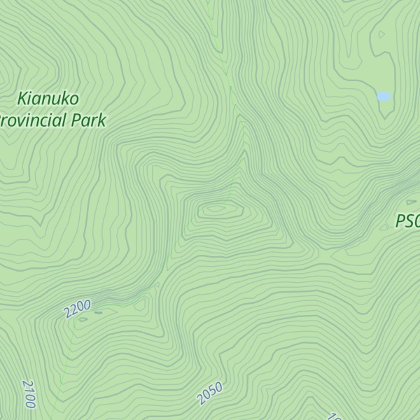Map of Putnam Peak