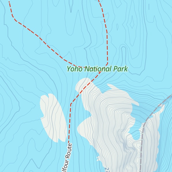 Map of Scott Duncan Hut
