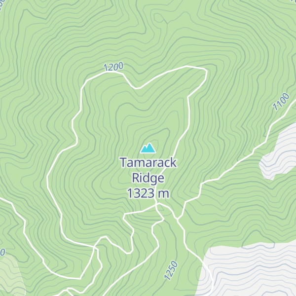 Map of Tamarack Ridge