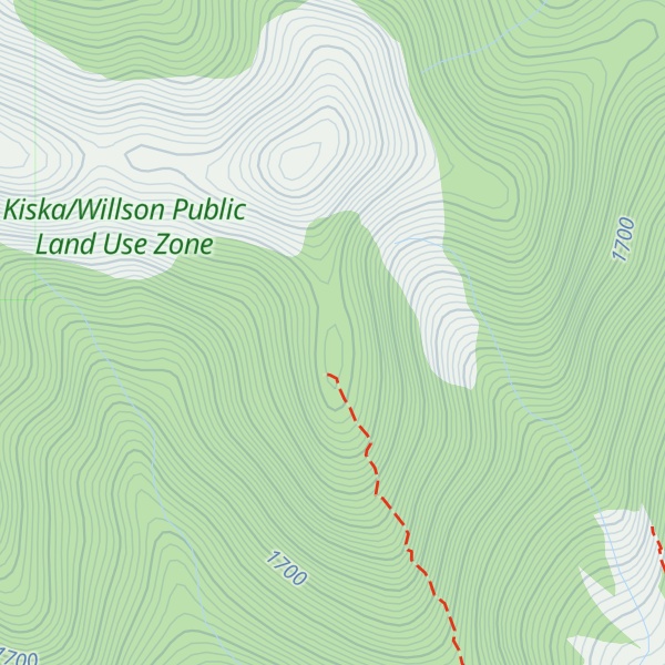 Map of Windy Point Ridge Lookout