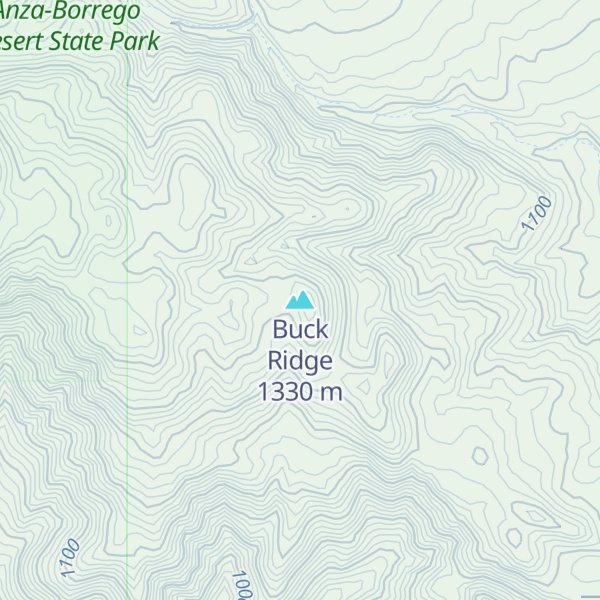 Map of Buck Ridge