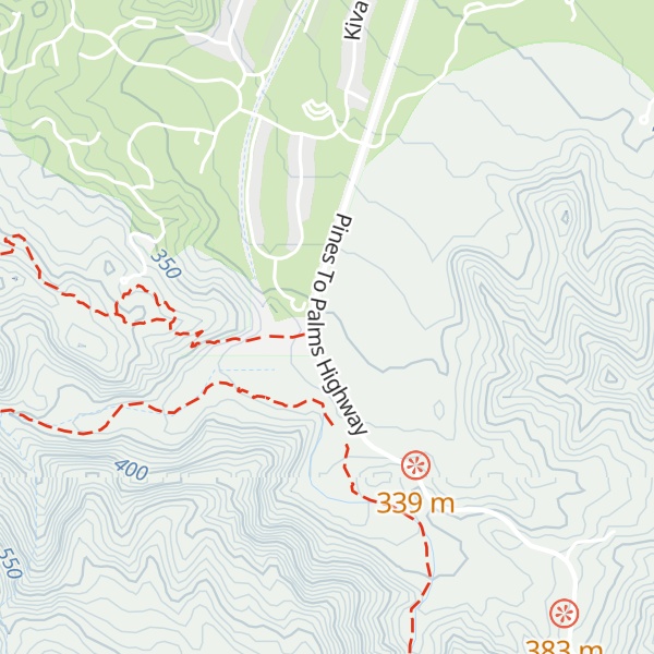 Map of National Monument Visitor's Center
