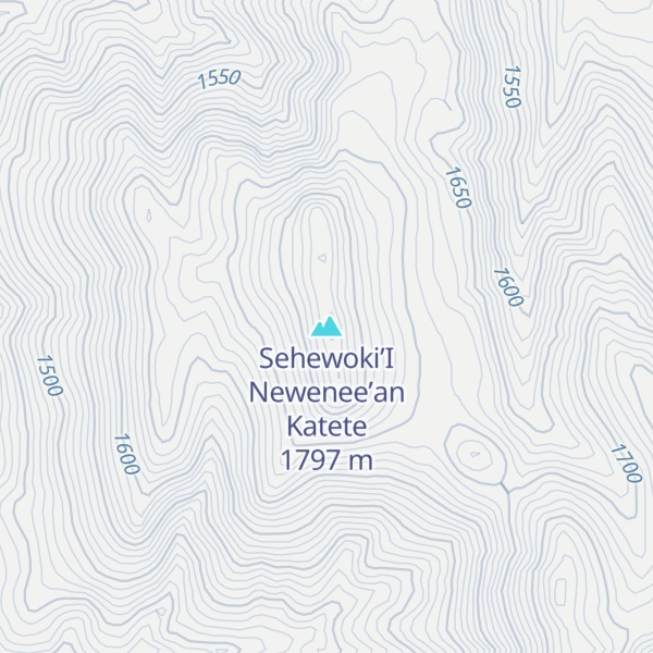 Map of Sehewoki’I Newenee’an Katete