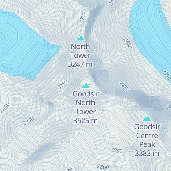 Map of Goodsir North Tower