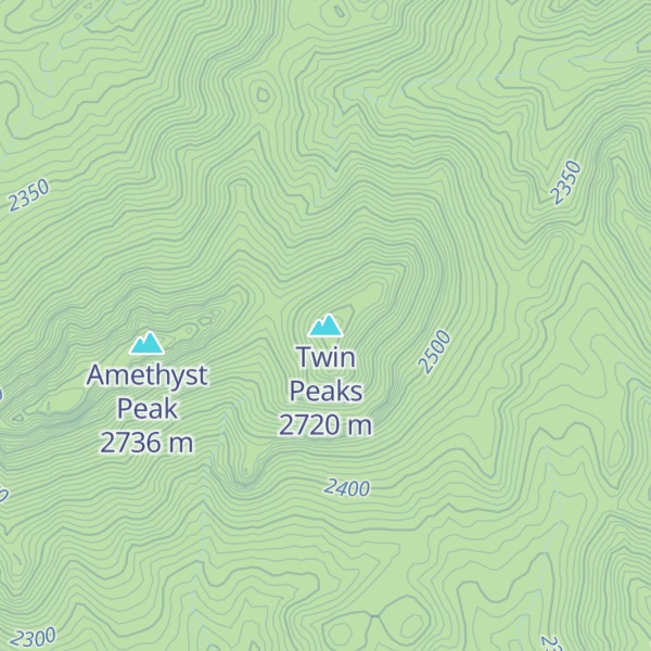 Map of Twin Peaks