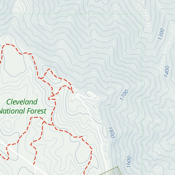 Map of Monument Peak