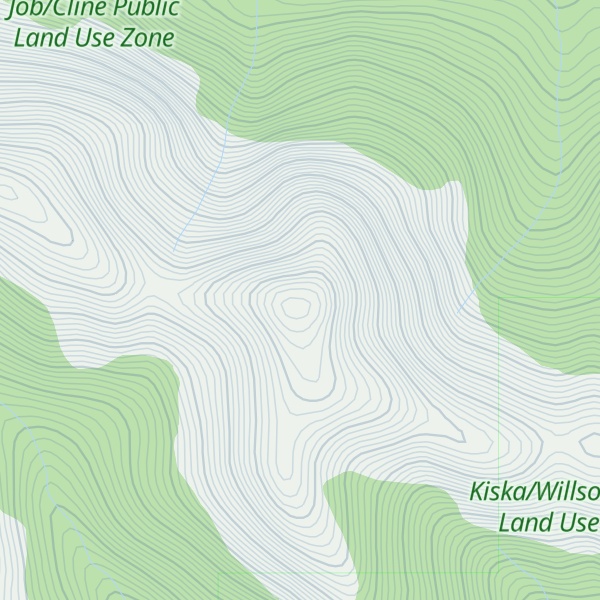 Map of Talus Peak