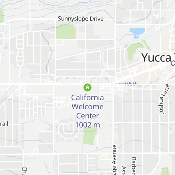 Map of California Welcome Center