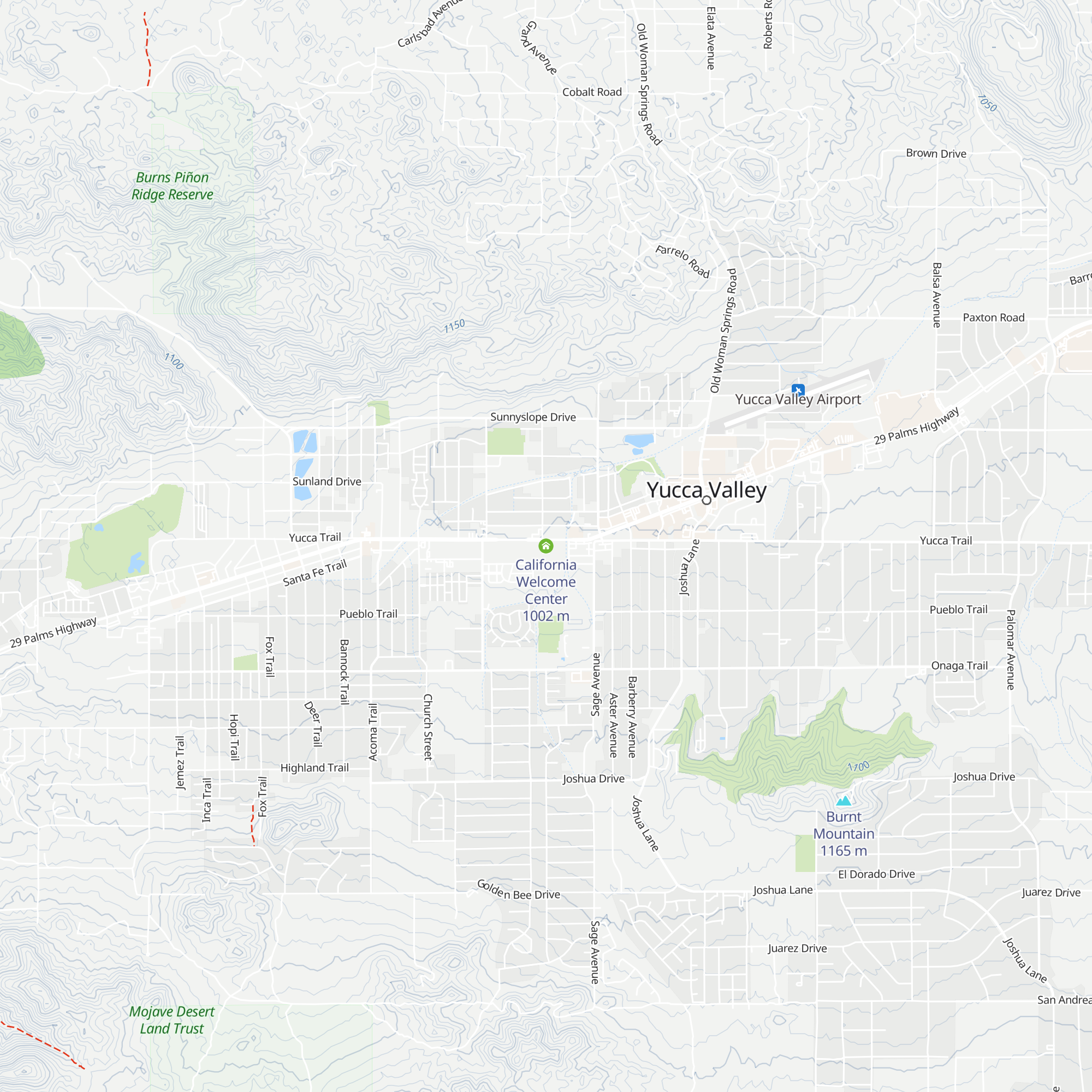 California Welcome Center map