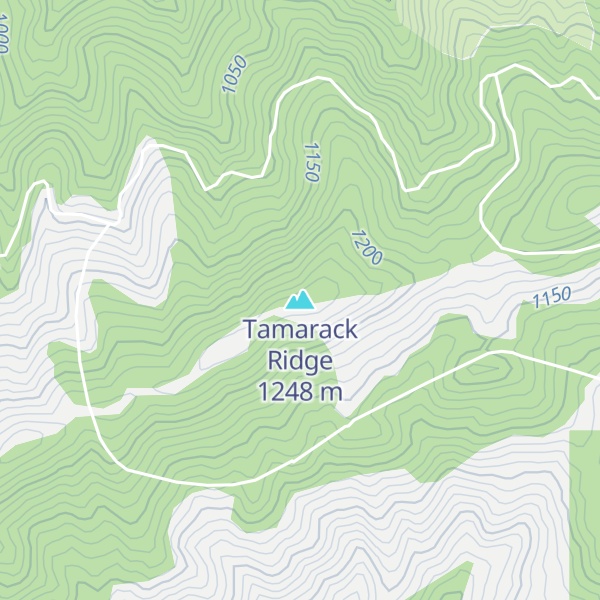 Map of Tamarack Ridge