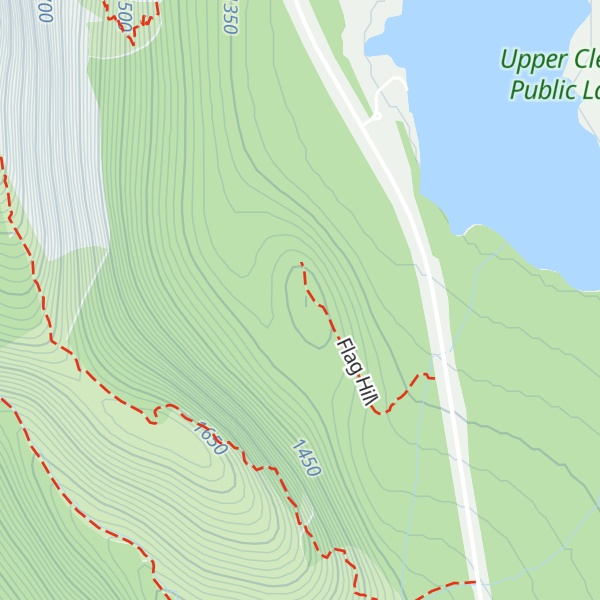 Map of Flag Hill