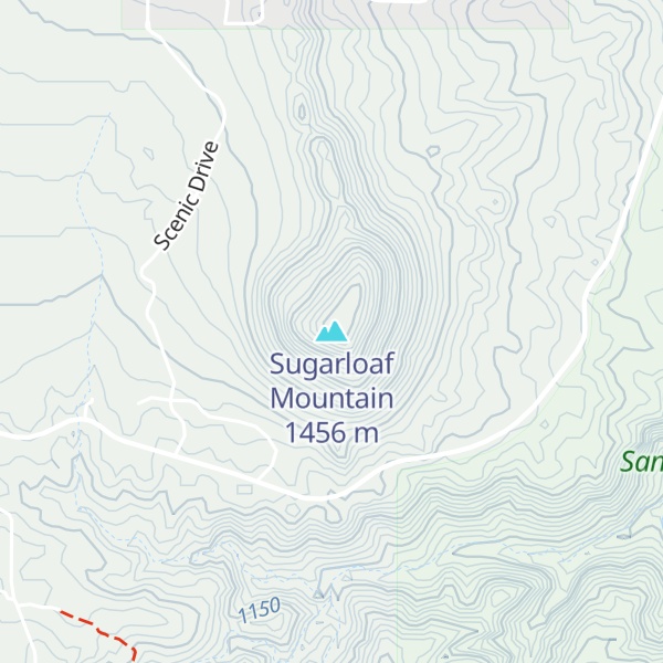 Map of Sugarloaf Mountain