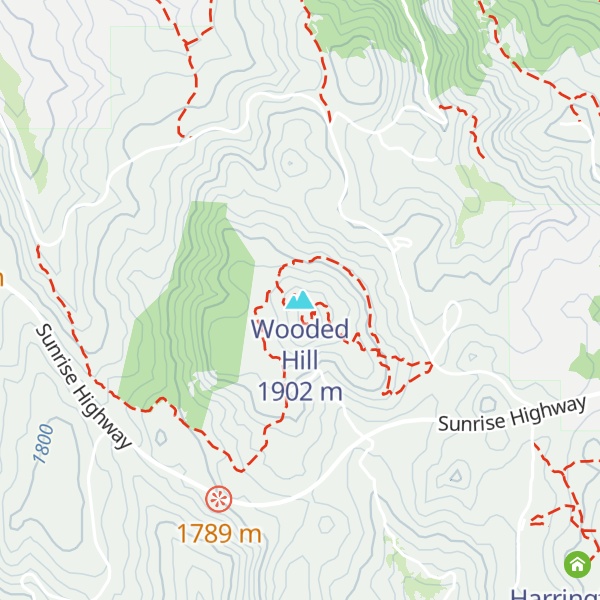 Map of Wooded Hill