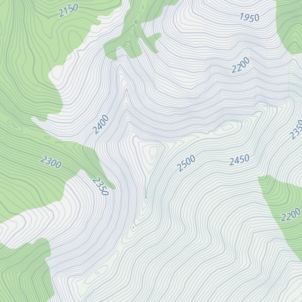 Map of White Grouse Mountain