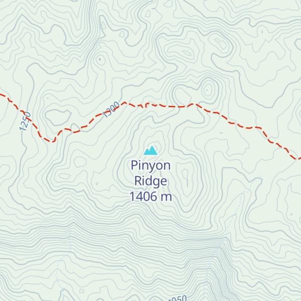 Map of Pinyon Ridge