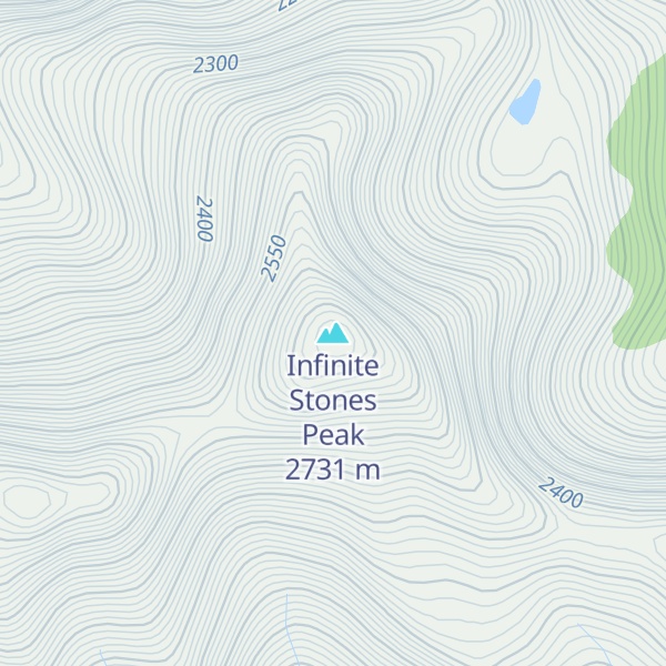 Map of Infinite Stones Peak