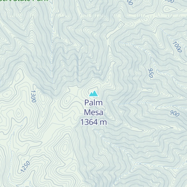 Map of Palm Mesa