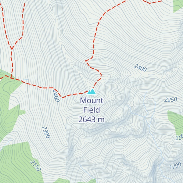 Map of Mount Field