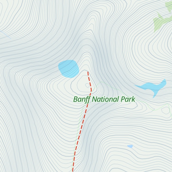 Map of Quill Peak